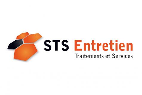 Création du logo STS Entretien identité visuelle agence easy graphisme